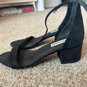 IRENEEW BLACK SUEDE heels. Worn a small number of times, good condition.